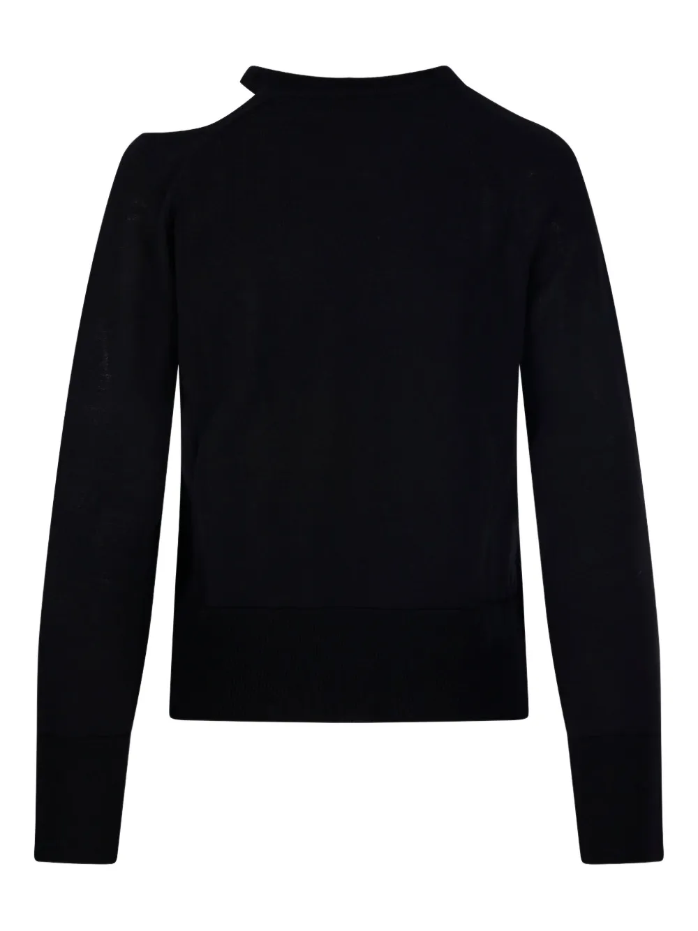 Roberto Collina Trui met uitgesneden details Zwart