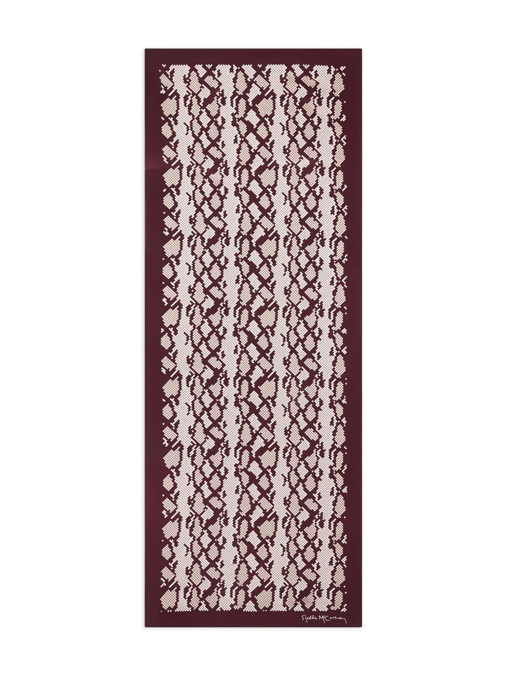 Stella McCartney patterned scarf - Rosso