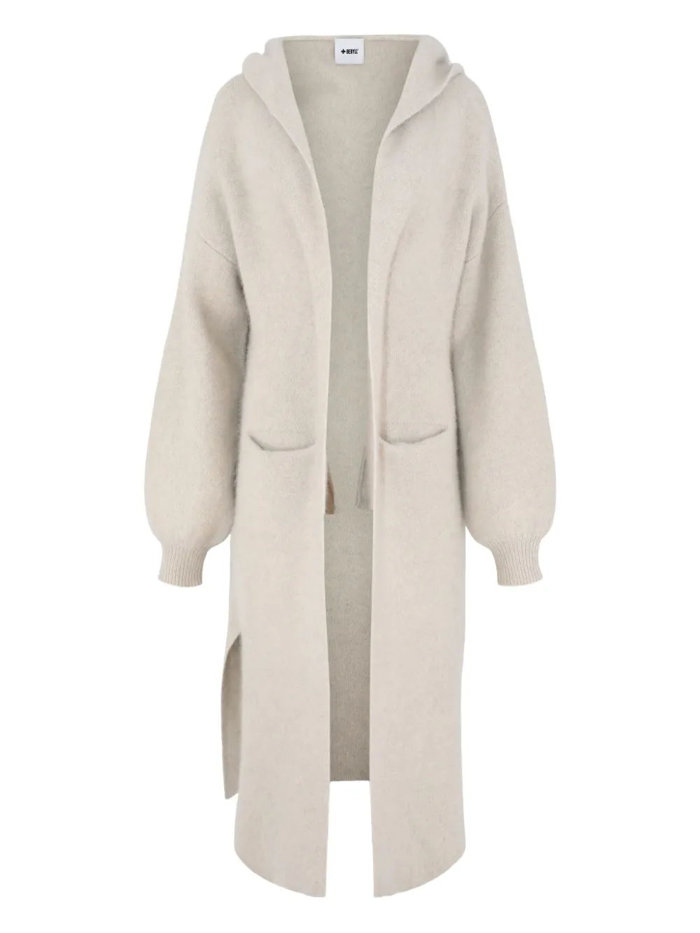 Beryll Vivian hooded balloon-sleeve coat | Neutrals | Image 1