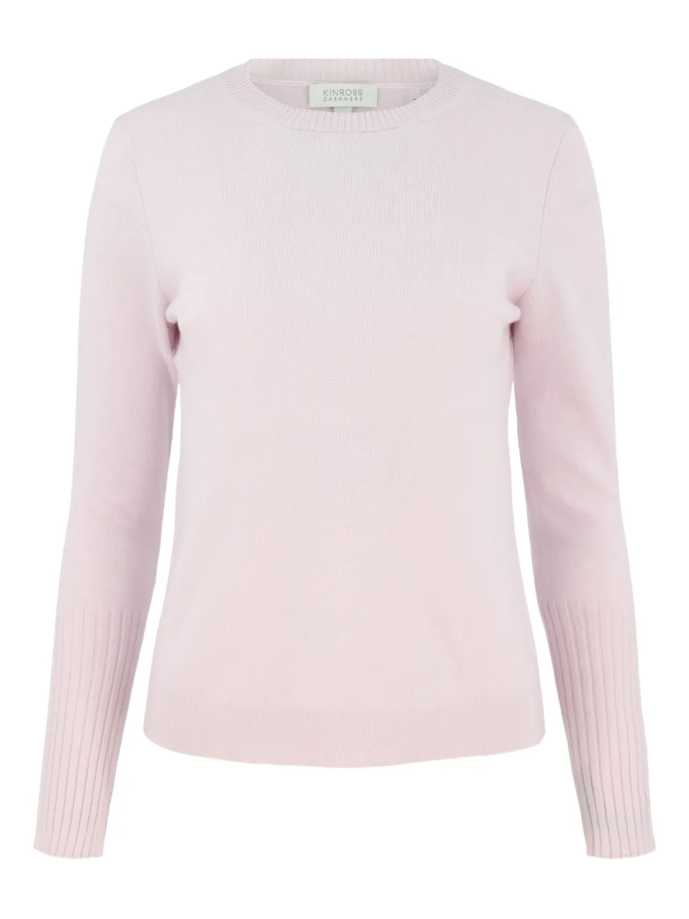 Kinross Cashmere ribbed-cuff cashmere sweater | Pink | Image 1