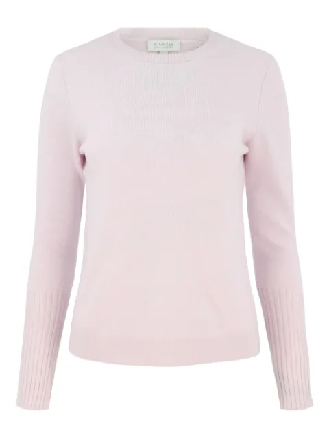 Kinross Cashmere ribbed-cuff cashmere sweater