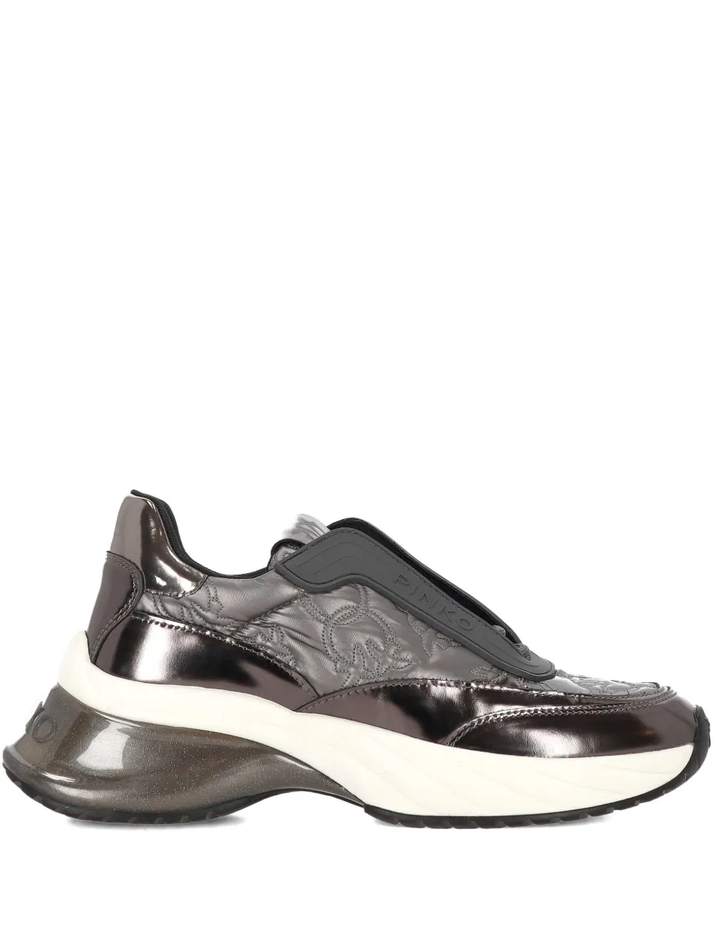 PINKO quilted sneakers Grey