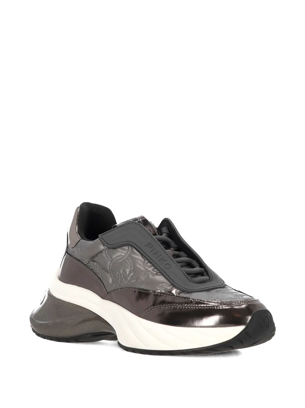 PINKO quilted sneakers Grey