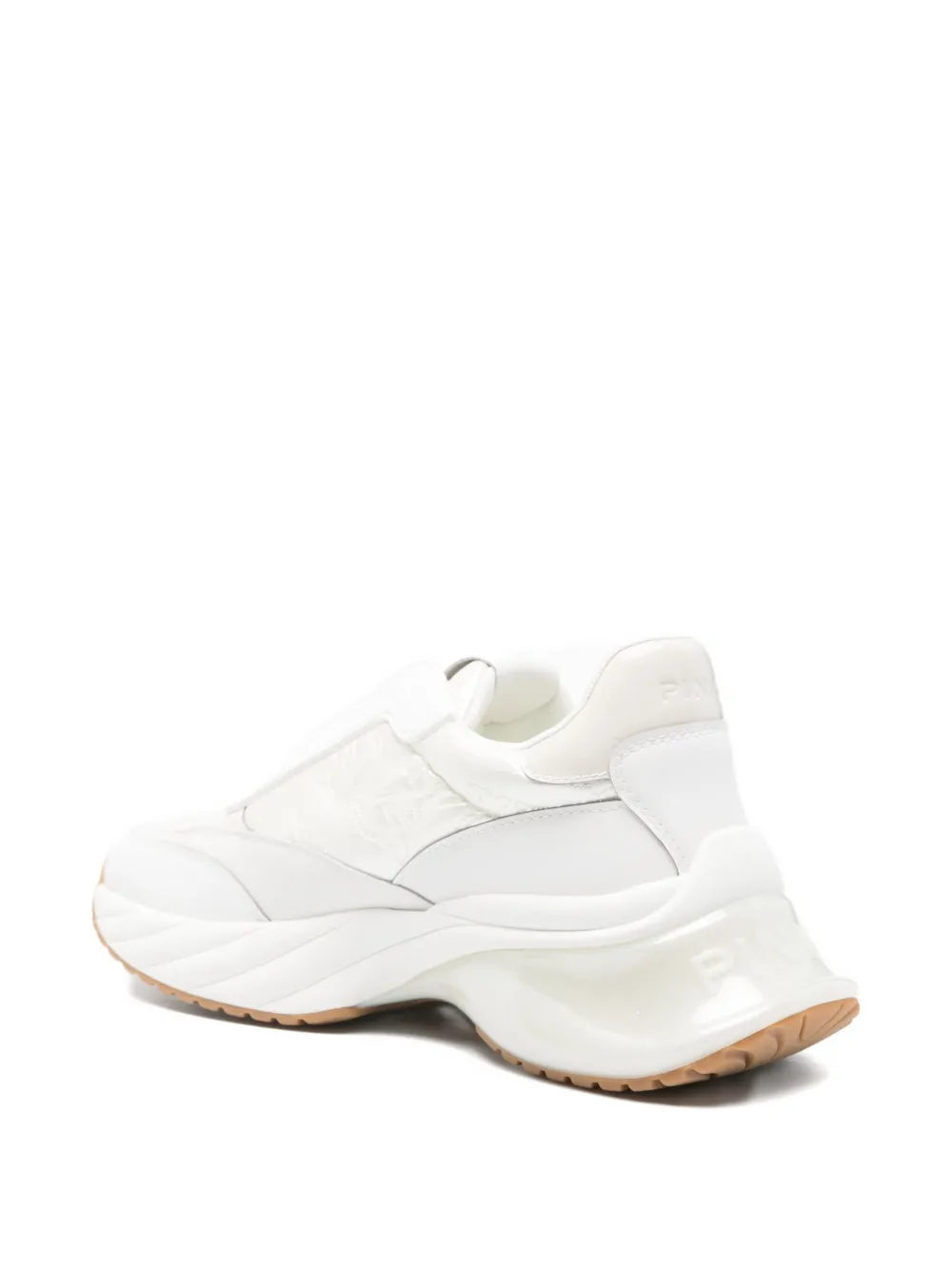 Pinko Ariel 19 Platform Sneakers In White