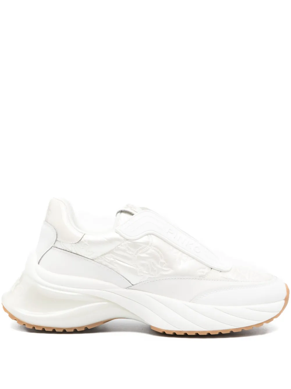 Pinko Ariel 19 Platform Sneakers In White