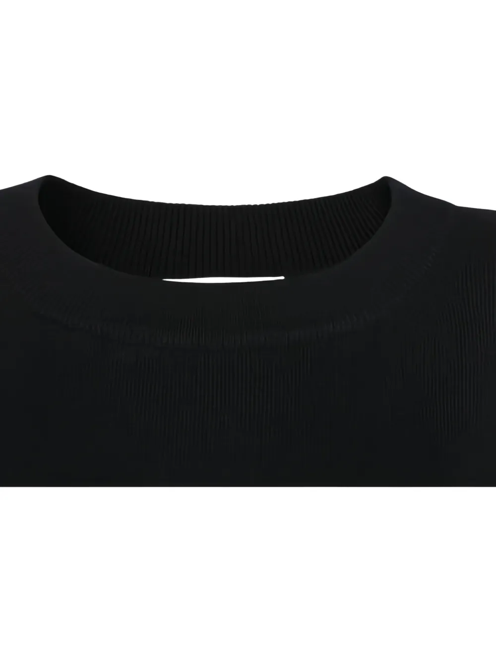 Malo Top met ronde hals Zwart
