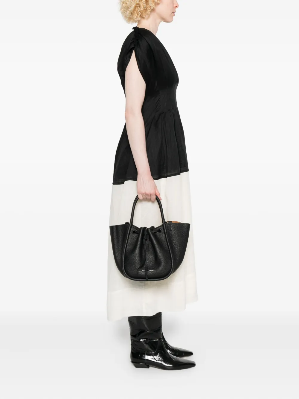 Proenza Schouler small Ruched tote bag - Zwart