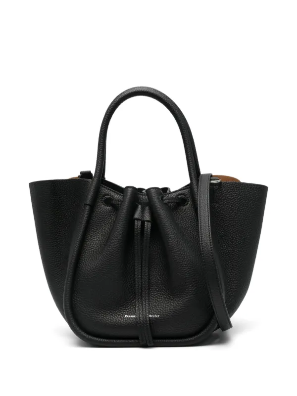 Proenza Schouler Small Ruched Tote in Black