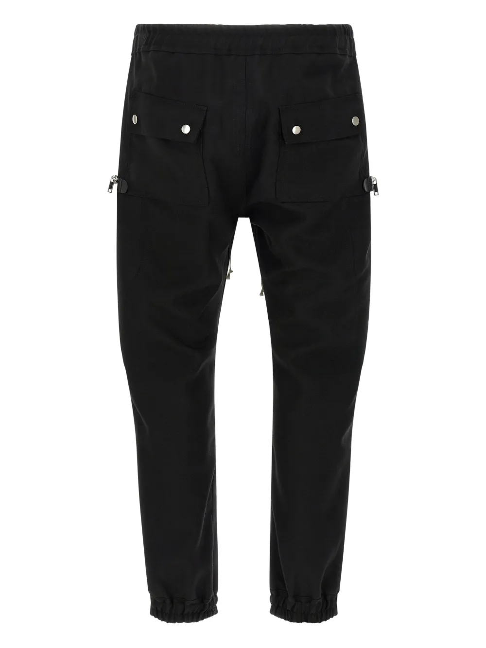 Rick Owens cargo zip-detail trousers Zwart