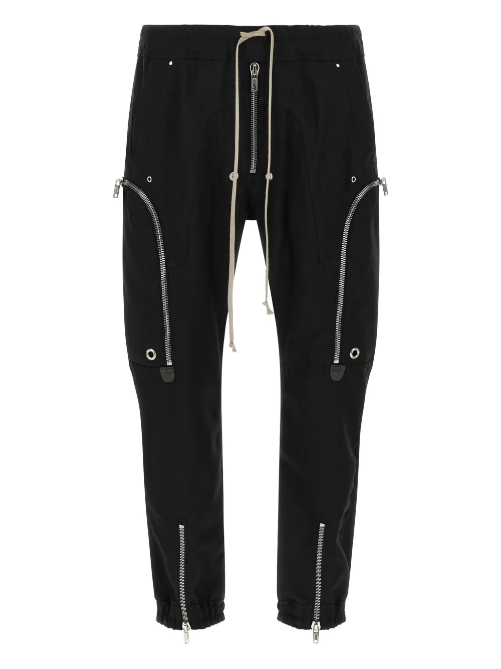 Rick Owens cargo zip-detail trousers - ブラック Rick Owens cargo zip-detail trousers - ブラック