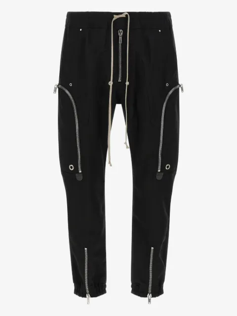 Rick Owens pantalones cargo con detalle de cierre