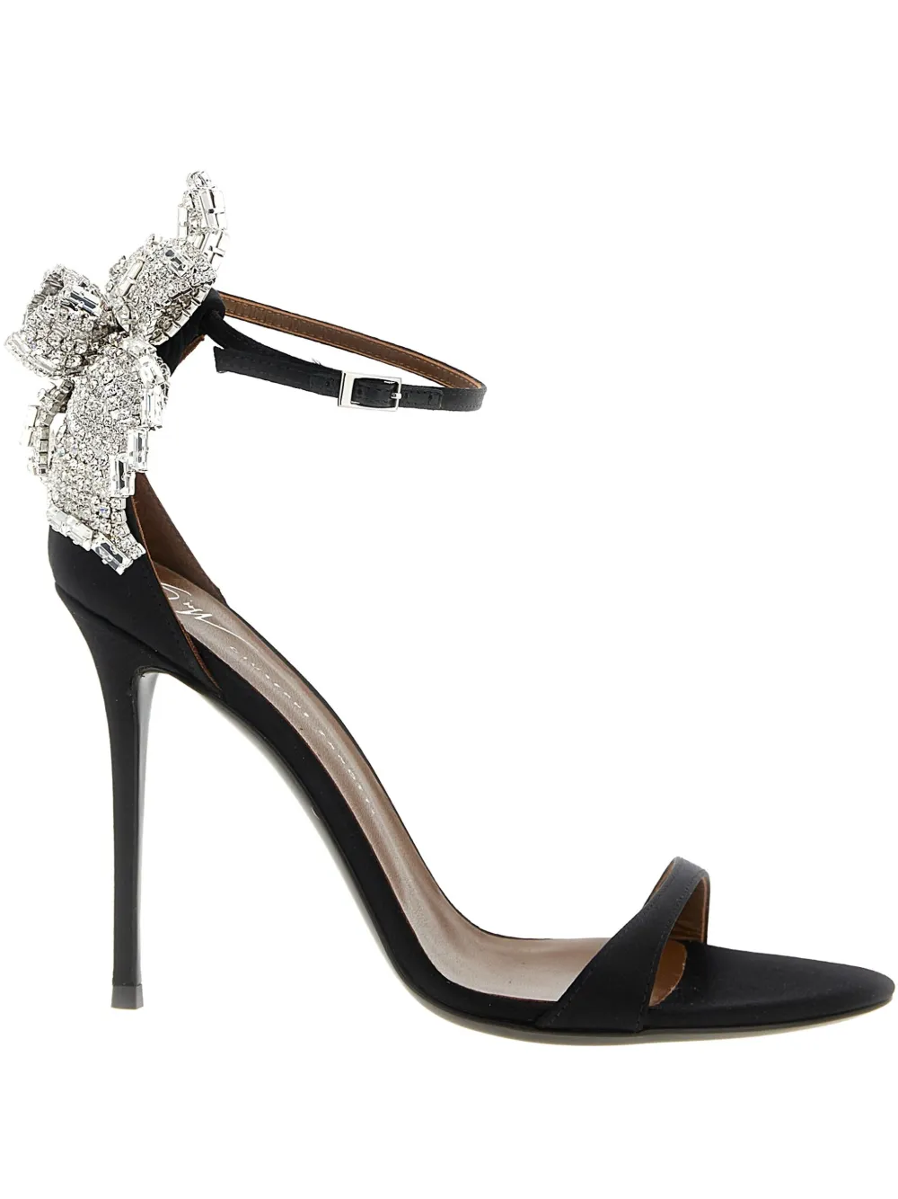 Giuseppe Zanotti 105mm Clandestino jewel-embellished stiletto heeled sandals Black