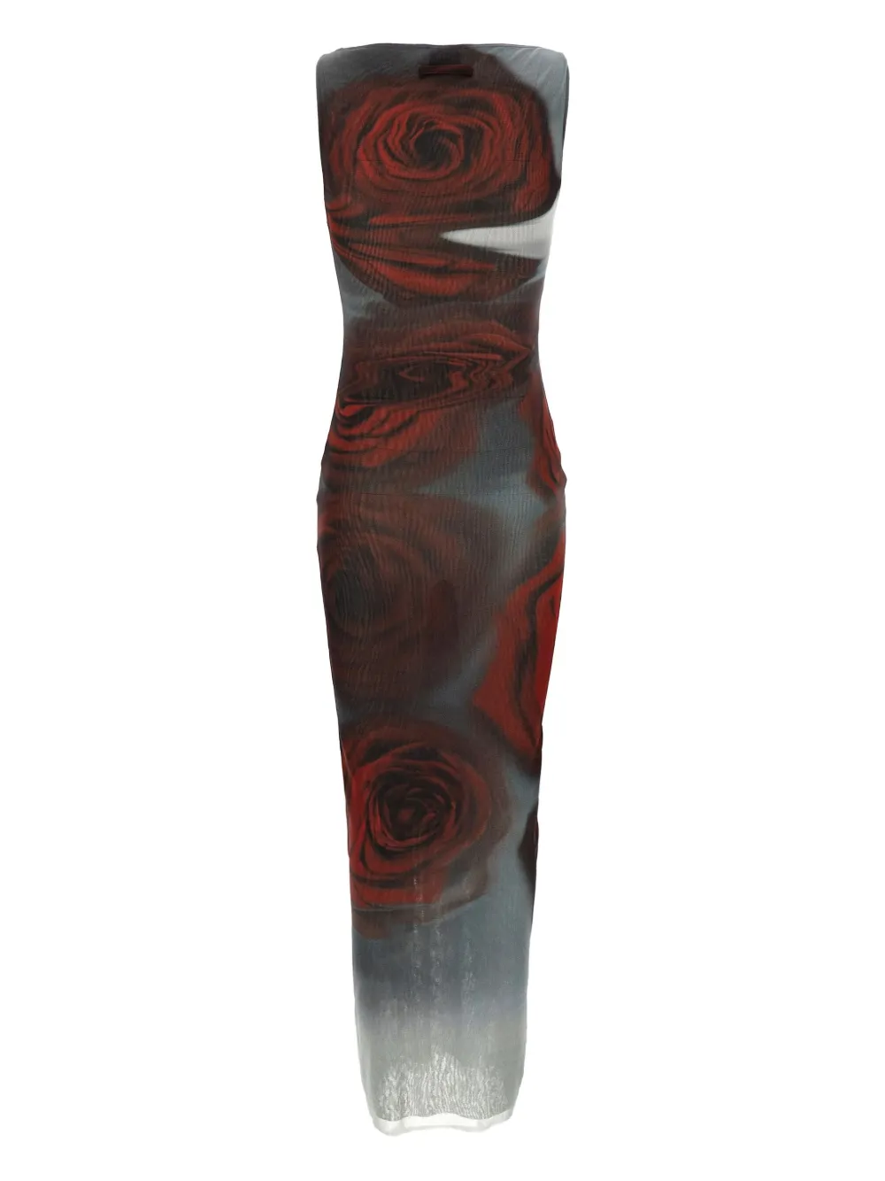 Jean Paul Gaultier The Long Red Blurry tulle maxi dress | Day Dresses | Image 2