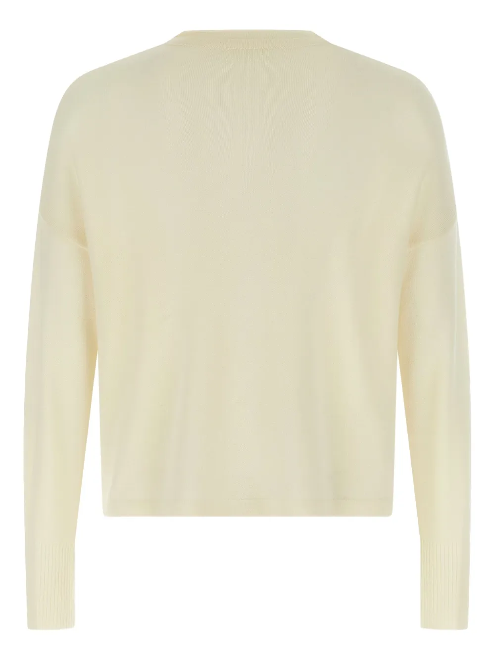 Ma'ry'ya pocket round-neck sweater - Beige