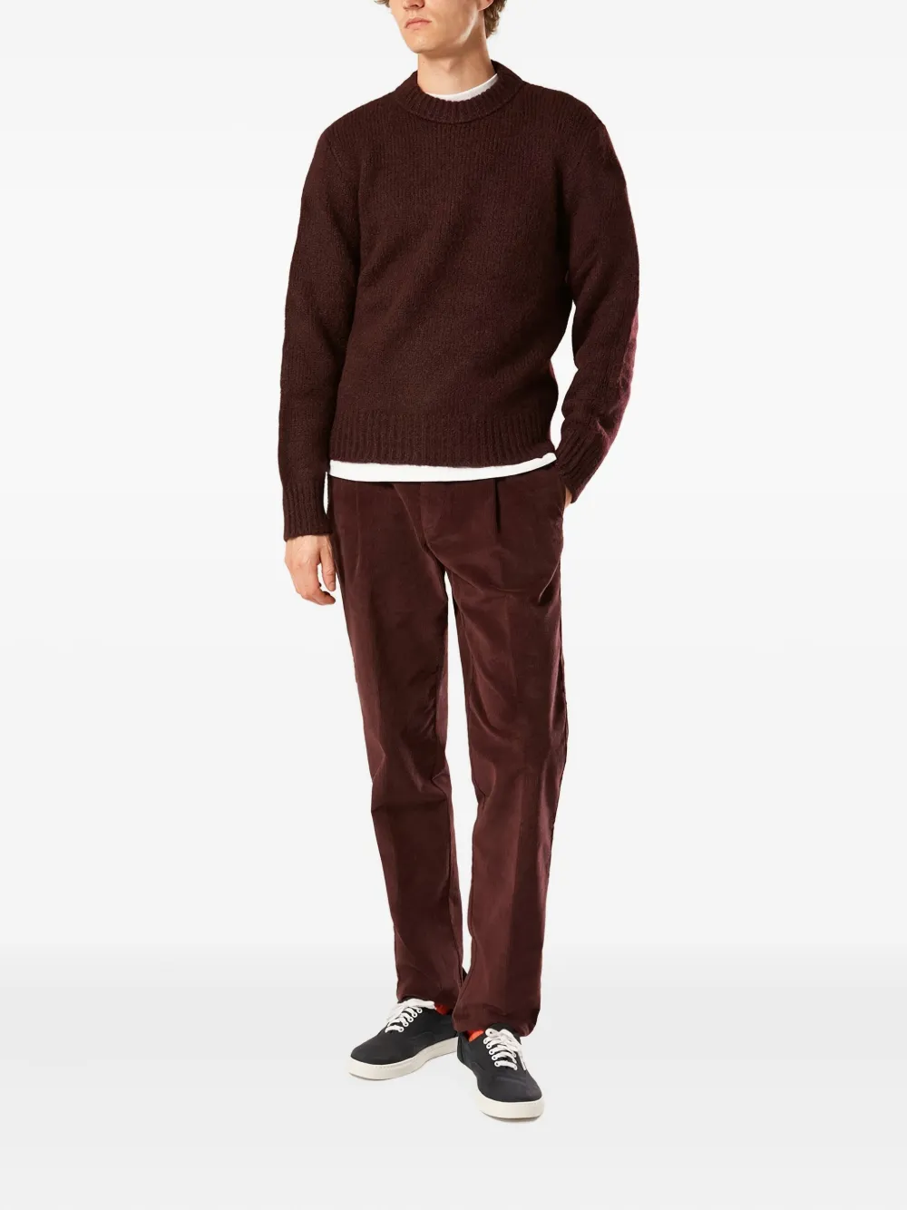 Doppiaa Trui met ronde hals - Rood