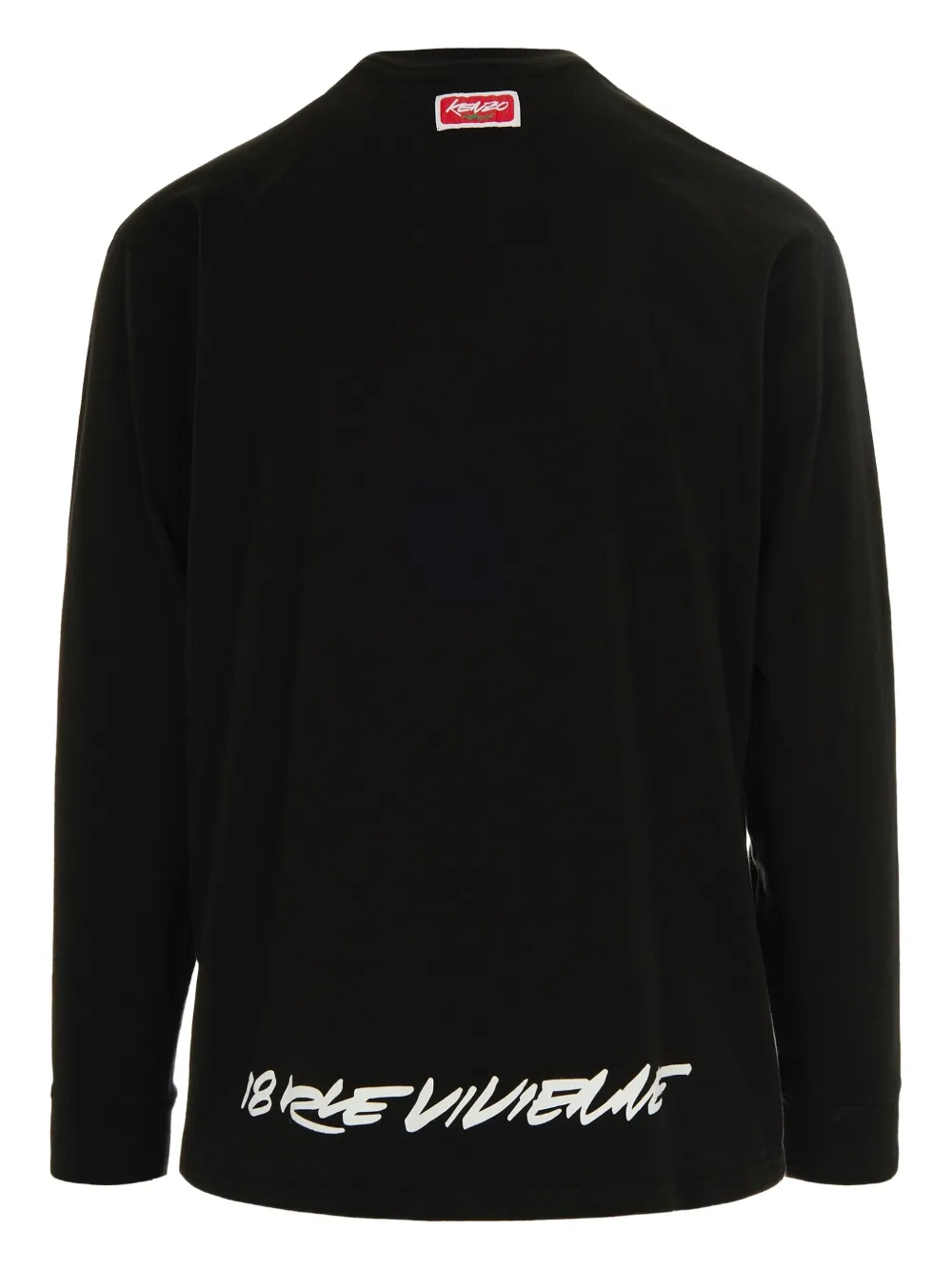 Kenzo x Futura 2000 T-shirt verfraaid met bloemen Zwart
