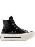 Converse leather platform sneakers - Black
