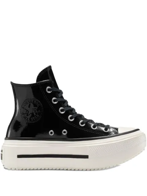 Converse leather platform sneakers