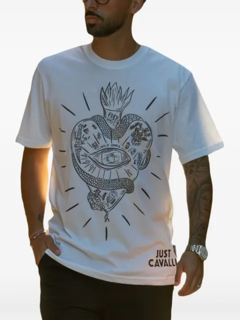 Just Cavalli graphic-printed T-shirt