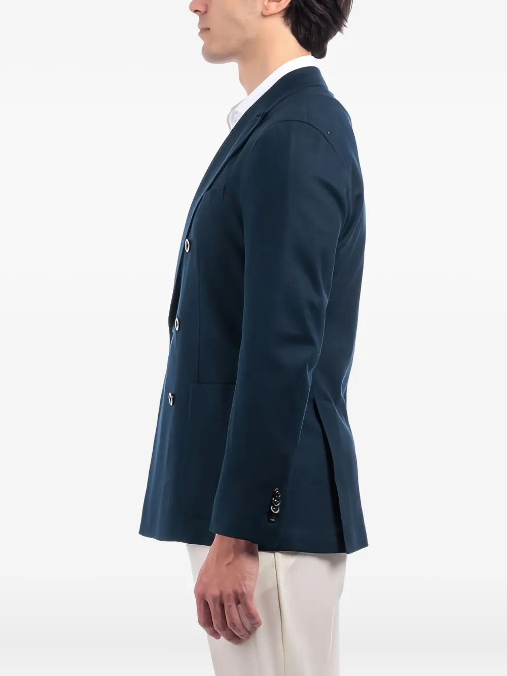 Boglioli Blazer met dubbele rij knopen Blauw