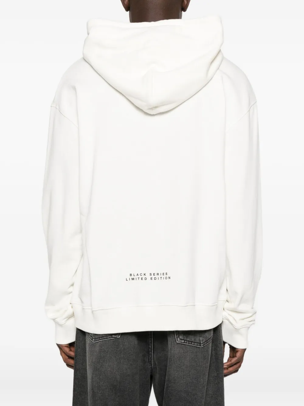 Ih Nom Uh Nit Balaclava-print Hoodie In White