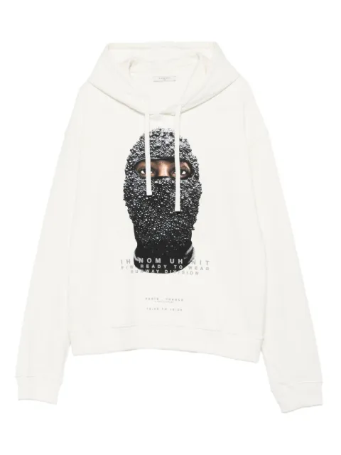 Ih Nom Uh Nit balaclava-print hoodie