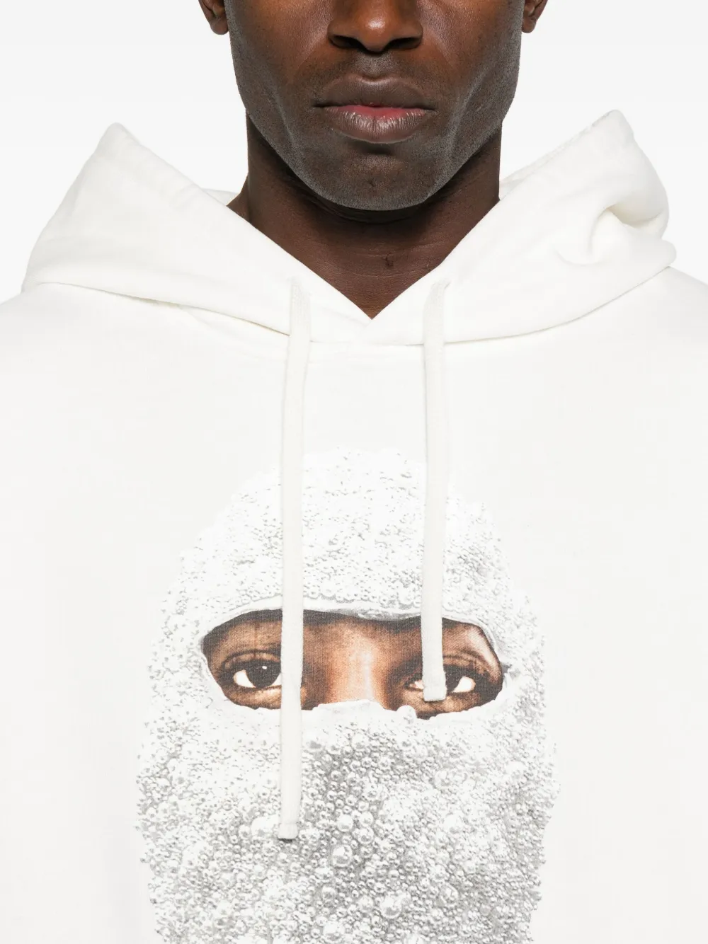 Ih Nom Uh Nit Graphic-print Hoodie In White