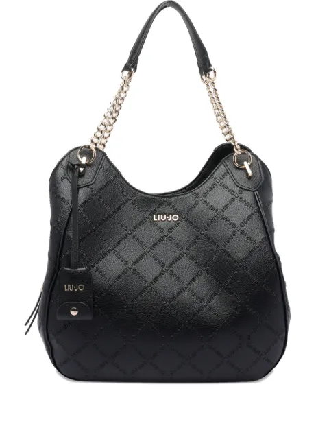 LIU JO logo-plaque chain-strap shoulder bag