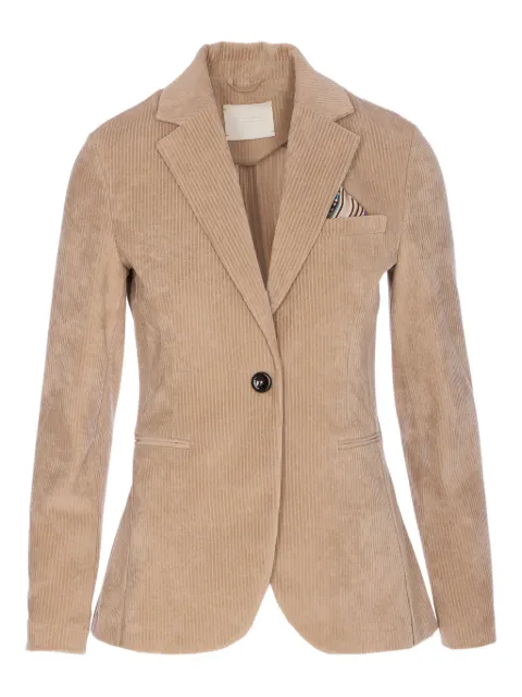 Circolo 1901 corduroy V-neck blazer