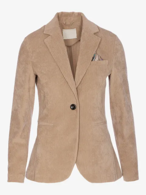 Circolo 1901 corduroy V-neck blazer