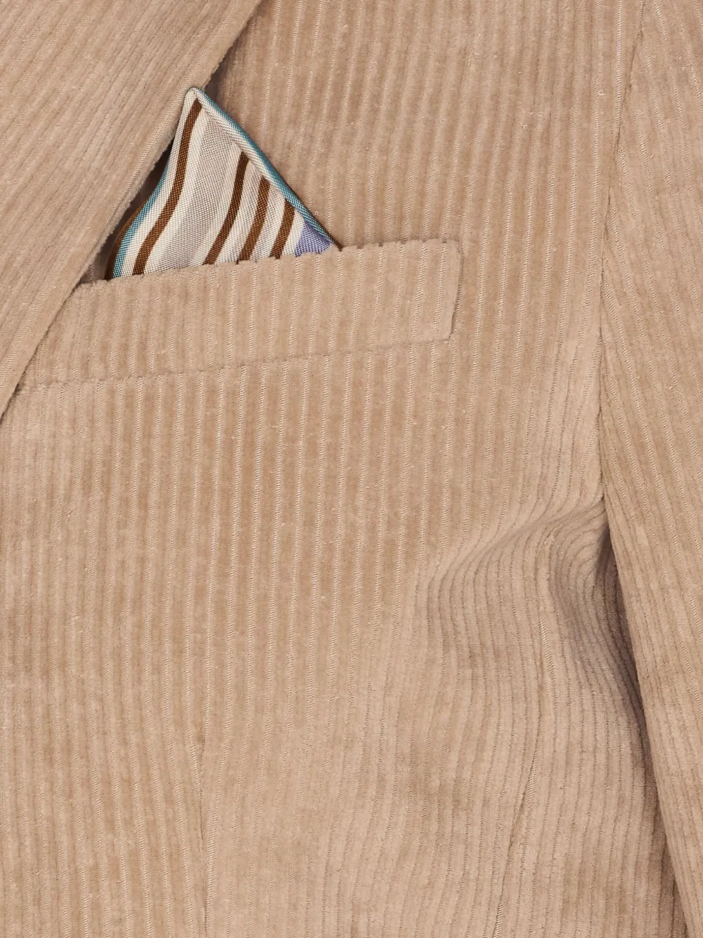 Circolo 1901 Ribfluwelen blazer met V-hals Beige