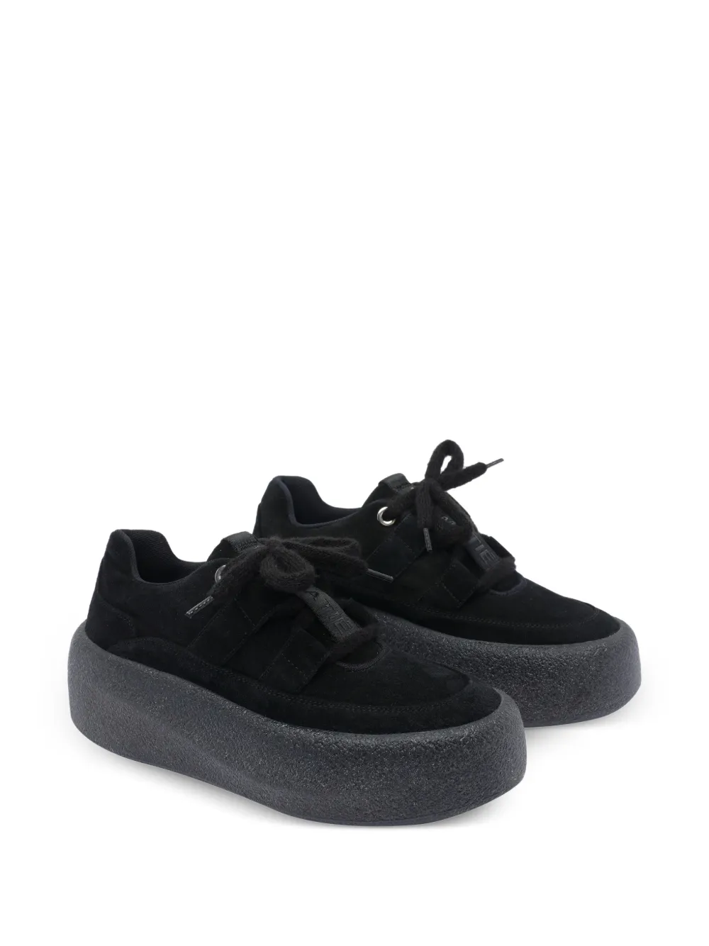 Vic Matie round-toe suede sneakers - Zwart