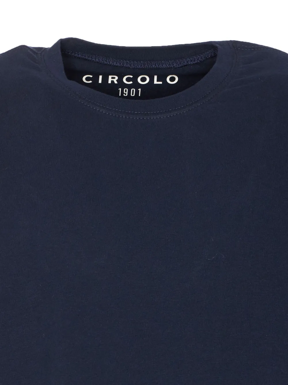 Circolo 1901 crew-neck short-sleeve T-shirt Blauw