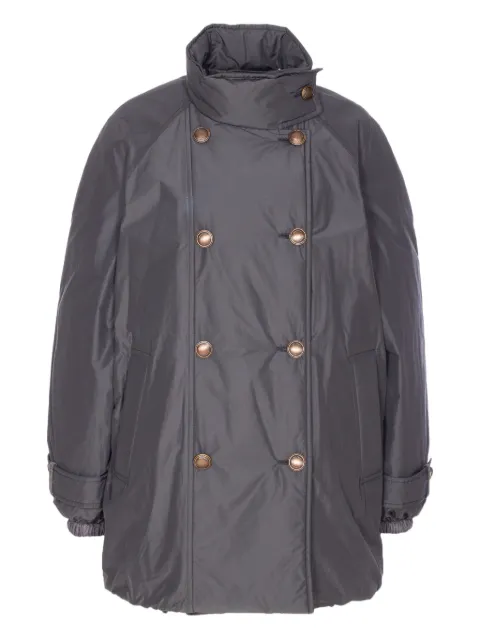 Brunello Cucinelli double-breasted padded coat
