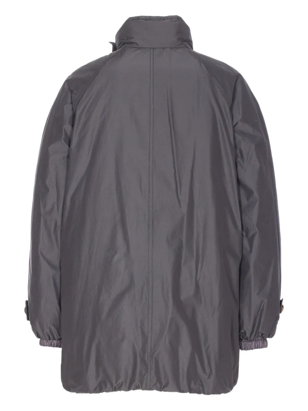 Brunello Cucinelli double-breasted padded coat Grijs