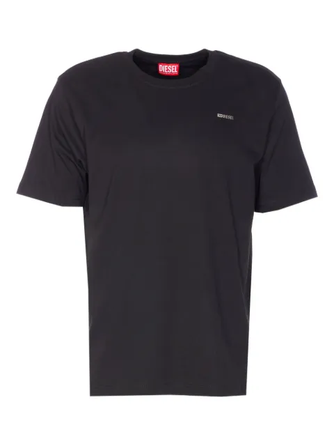 Diesel crew-neck logo-plaque T-shirt