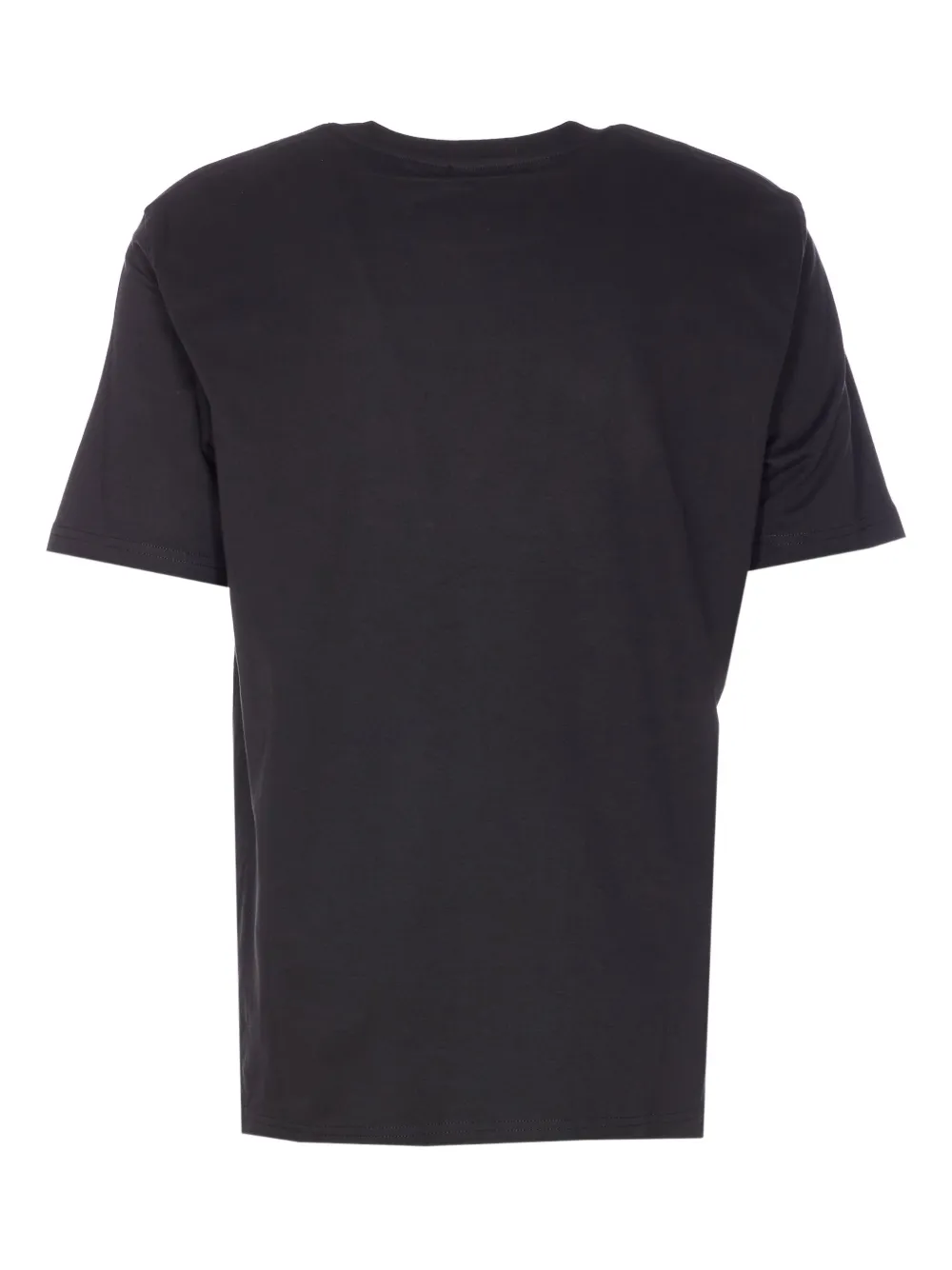 Diesel crew-neck logo-plaque T-shirt - Zwart