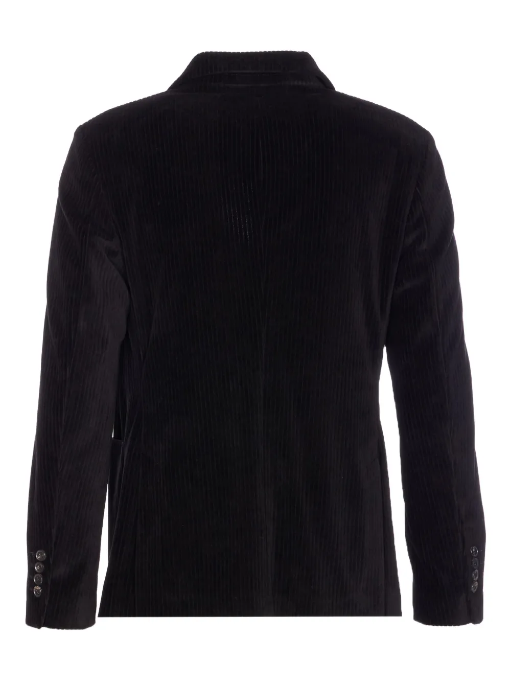 Circolo 1901 double-breasted corduroy jacket Zwart