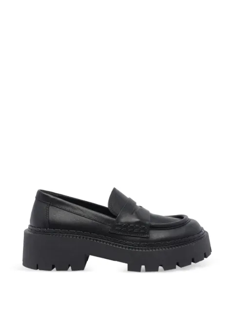 Vic Matie black platform loafers