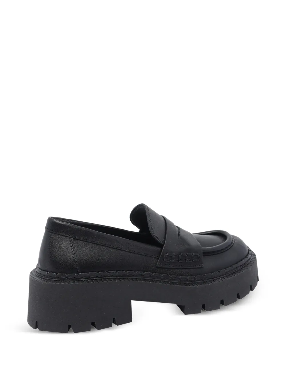 Vic Matie Loafers met plateauzool Zwart
