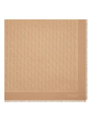 スカーフ FENDI SCARVES AND SILK CAMEL WOOL SCARVES Fendi Shawl Wool Brown | Fendi