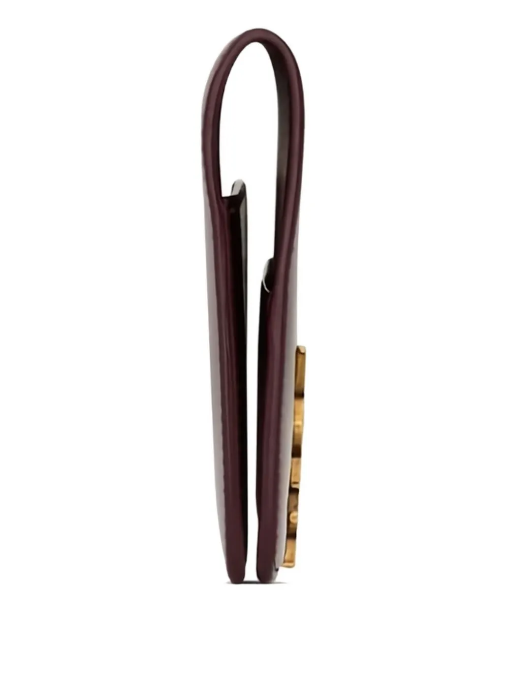 Saint Laurent Portemonnee met logoplakkaat Rood