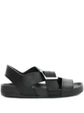LOEWE buckle-strap flat sandals - Black