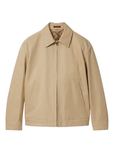 Gucci Jacke mit Logo-Stickerei