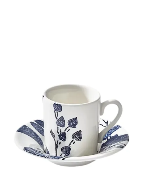 Ralph Lauren Home floral leaf-print teacup set