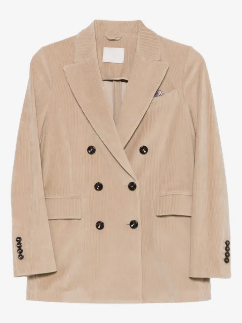 Circolo 1901 double-breasted corduroy blazer