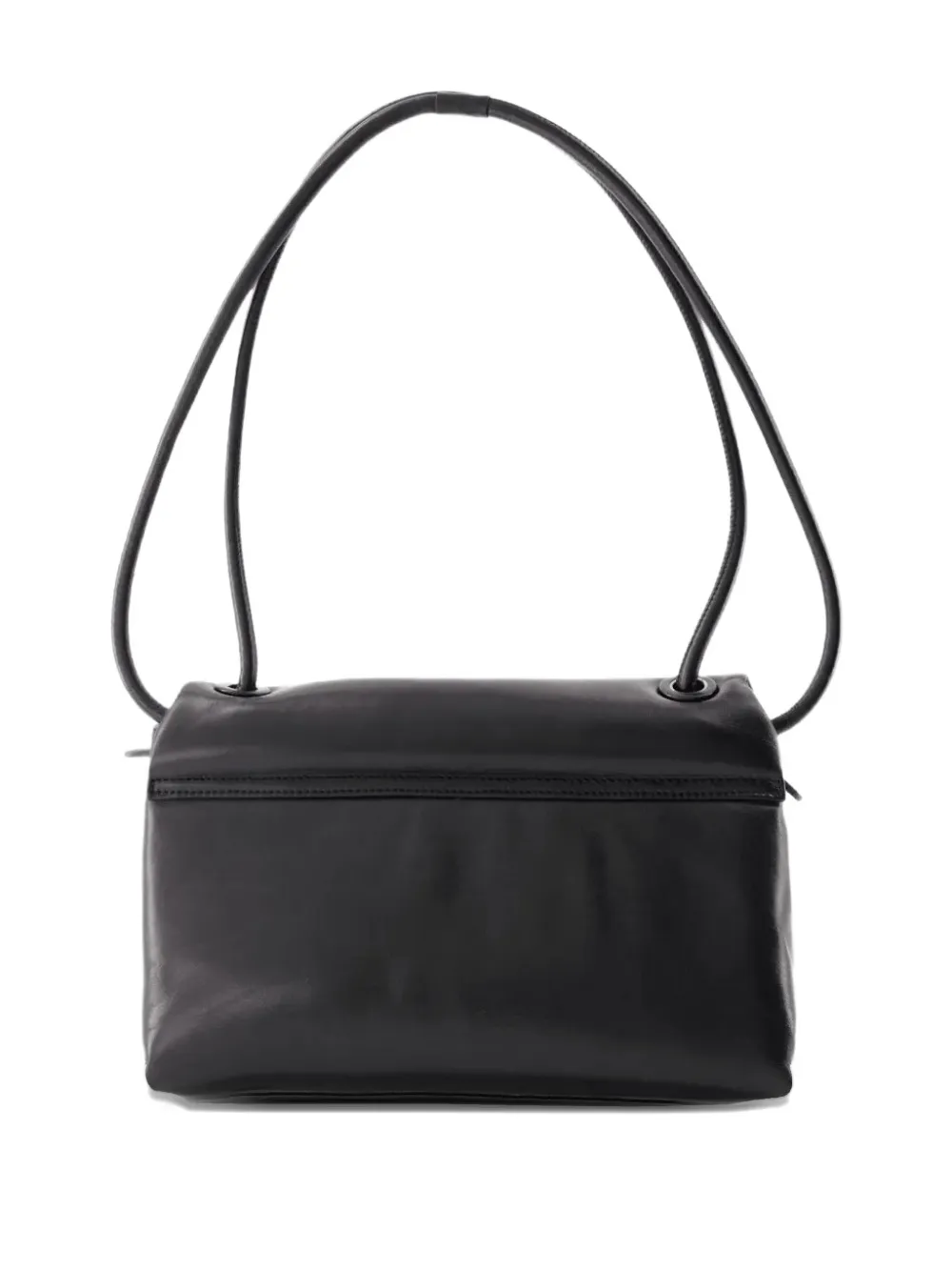 AMI Paris heart-logo shoulder bag - Zwart