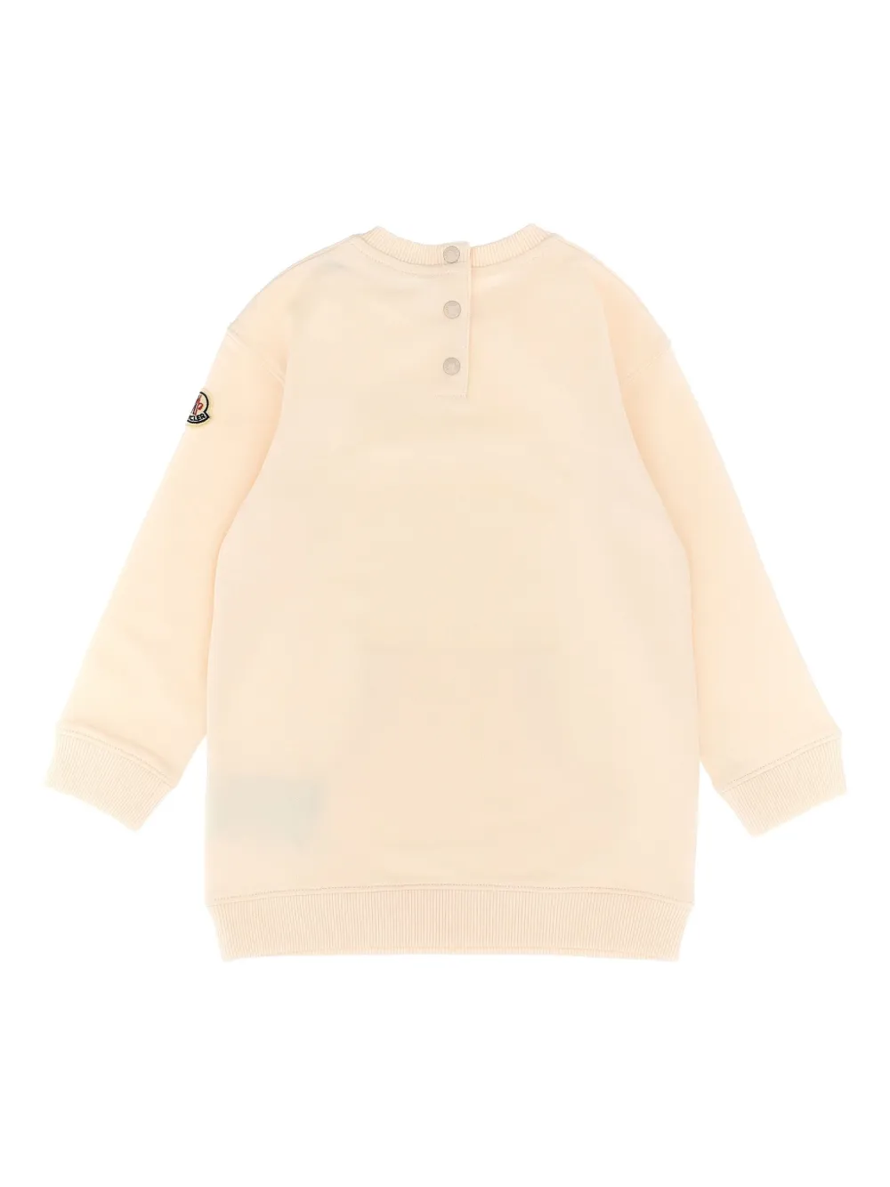 Moncler Enfant ruffle pocket logo sweatshirt Roze