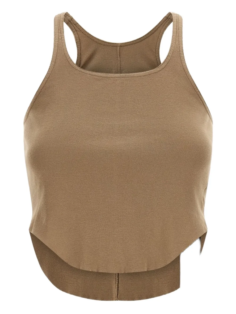 Rick Owens DRKSHDW raw-hem tank top Beige