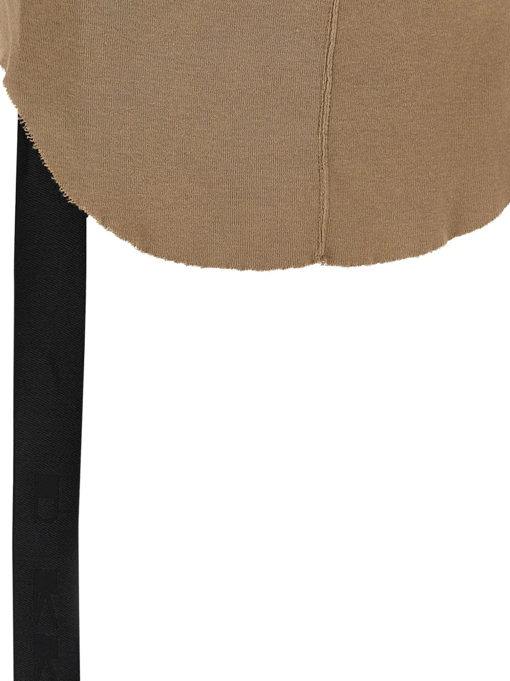 Rick Owens DRKSHDW raw-hem tank top Beige